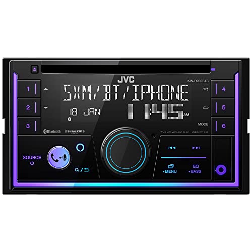 JVC KW-R950BTS Bluetooth Car Stereo Receiver with USB Port – LCD Display - AM/FM Radio - MP3 Player - Double DIN – 13-Band EQ (Black) JVC KW-R950BTS Bluetooth Car Stereo Receiver with USB Port – LCD Display - AM/FM Radio - MP3 Player - Double DIN – 13-Band EQ (Black)